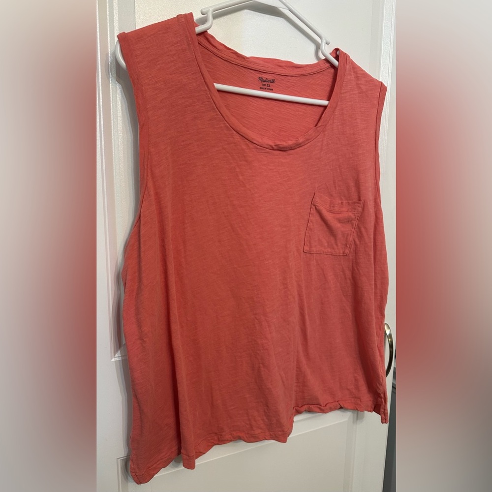 Madewell Coral Muscle Tee‎